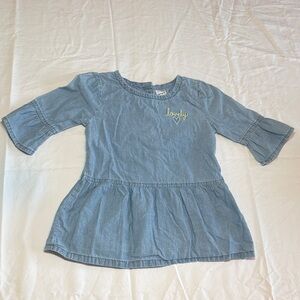 Carter's Light Blue Denim Toddler Tunic